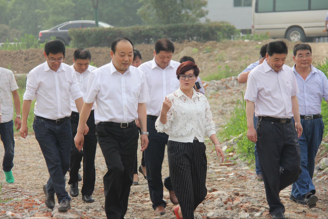 公司总经理曹群陪同阜阳市李平市长视察工作.jpg